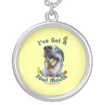 Fowl Mouth Bird Dog Personalized Necklace