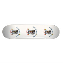 Fowl Weather Friends Dog Custom Skateboard