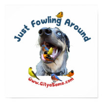 Fowling Around Bird Dog Posters
