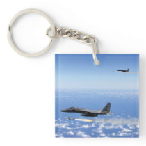 fox 2 acrylic key chains