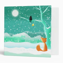 Fox and crow - binder folder