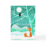 Fox and crow - greeting cards