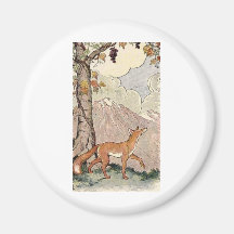 Fox and Grapes Magnets