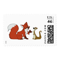 Fox and Weasel Talk Postage