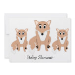 Fox Baby Shower Invitation