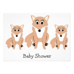 Fox Baby Shower Invitation