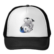 Fox blanco w/Ball Gorros Bordados