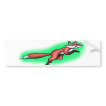 Fox bumper stickers by FunGraphix Fox bumper stickers