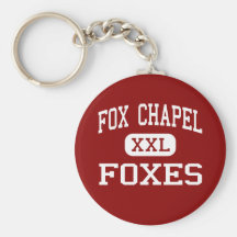 Fox Chapel - Foxes - Area - Pittsburgh Key Chain