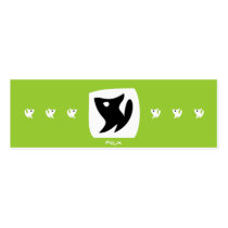 Fox color bookmark business cards