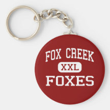 Fox Creek - Foxes - High - North Augusta Keychains
