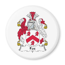 Fox Family Crest magnets