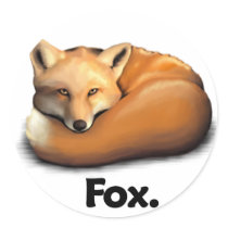 Fox Fox. stickers