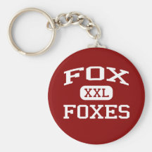 Fox - Foxes - Fox High School - Fox Oklahoma Key Chain