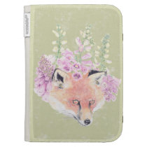 Fox & Foxgloves Kindle Folio Case