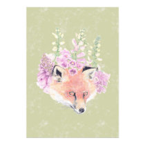 Fox & Foxgloves Posters