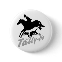 Fox Hunting Tally-Ho Pin