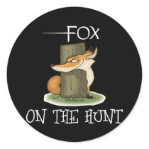 Fox Image Round Stickers