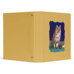 Fox in a Field One Evening binder
