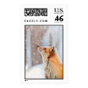 Fox in the Snow Postage postage