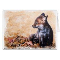 "Fox knows the way" Card by JWBaker_Artist "Fox knows the way" Card