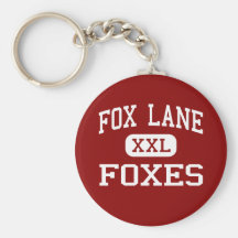 Fox Lane - Foxes - High School - Bedford New York Key Chains