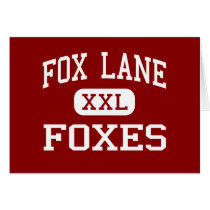 Fox Lane - Foxes - Middle - Bedford New York cards by customteamsportswear Fox Lane - Foxes - Middle - Bedford New York cards
