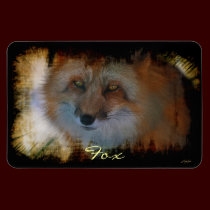 Fox-lover Wildlife Art Magnet magnets