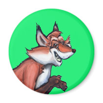 Fox magnets by FunGraphix Fox magnets