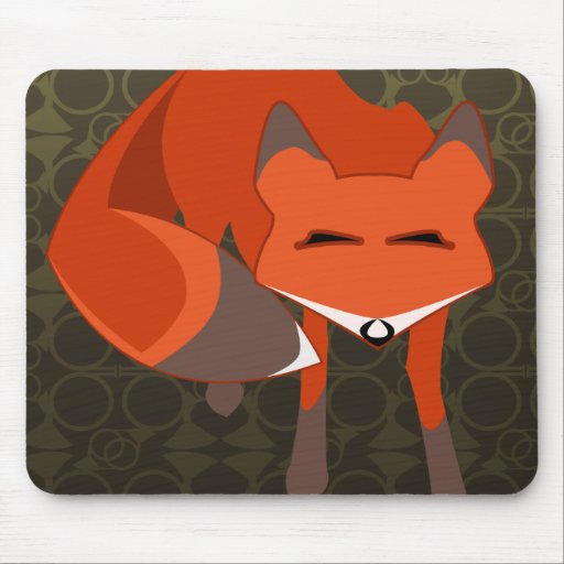 fox mouse pad Zazzle