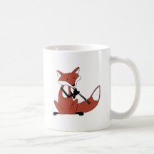 Fox Playing the Clarinet Mug