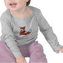 Fox Playing the Clarinet Tshirt