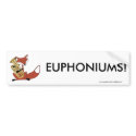 Fox Playing the Euphonium bumper stickers by wesleyowns Fox Playing the Euphonium bumper stickers