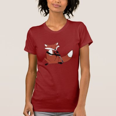 Fox Playing the Oboe T Shirts