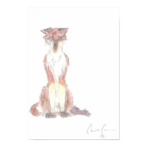 "fox" poster or print by Carrie Cole