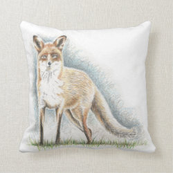 Fox Print Cushion