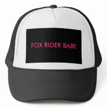 FOX RIDER BABE hats by DIRTSQUIRT FOX RIDER BABE hats