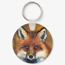 "Fox shows the way" Keychain by JWBaker_Artist "Fox shows the way" Keychain