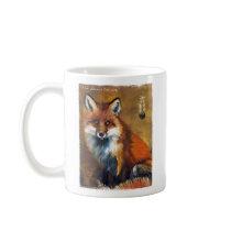 "Fox shows the way" Mug by JWBaker_Artist "Fox shows the way" Mug
