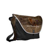 Fox Sniffing the Crocuses; Promotional Commuter Bags