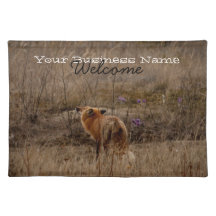 Fox Sniffing the Crocuses; Promotional Placemats