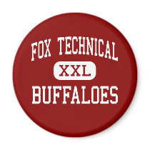 Fox Technical - Buffaloes - High - San Antonio magnets by customteamsportswear Fox Technical - Buffaloes - High - San Antonio magnets