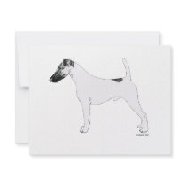 Fox Terrier Smooth invitations by cathylester Fox Terrier Smooth invitations