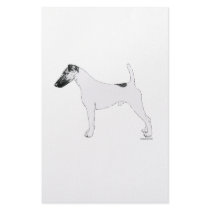 Fox Terrier Smooth stationery