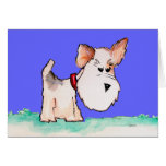 Fox Terrier Watercolor (Customizable) cards