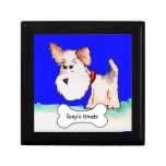 Fox Terrier Watercolor gift boxes