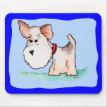 Fox Terrier Watercolor mousepads