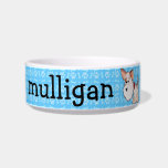 Fox Terrier Watercolor pet bowls