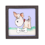 Fox Terrier Watercolor premium gift boxes