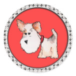 Fox Terrier Watercolor stickers
